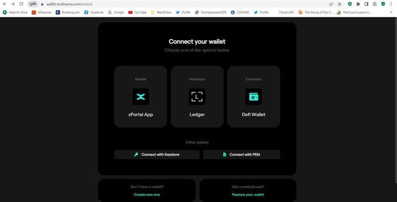 How to import an xPortal Wallet in the MultiversX Web Wallet