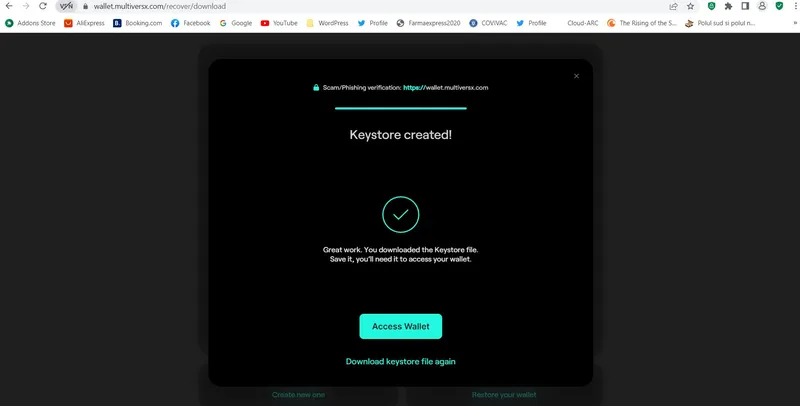 How to import an xPortal Wallet in the MultiversX Web Wallet