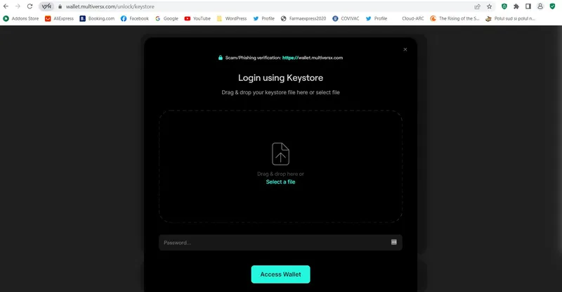 How to import an xPortal Wallet in the MultiversX Web Wallet