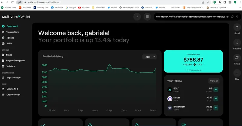 How to delegate by using the MultiversX Web Wallet